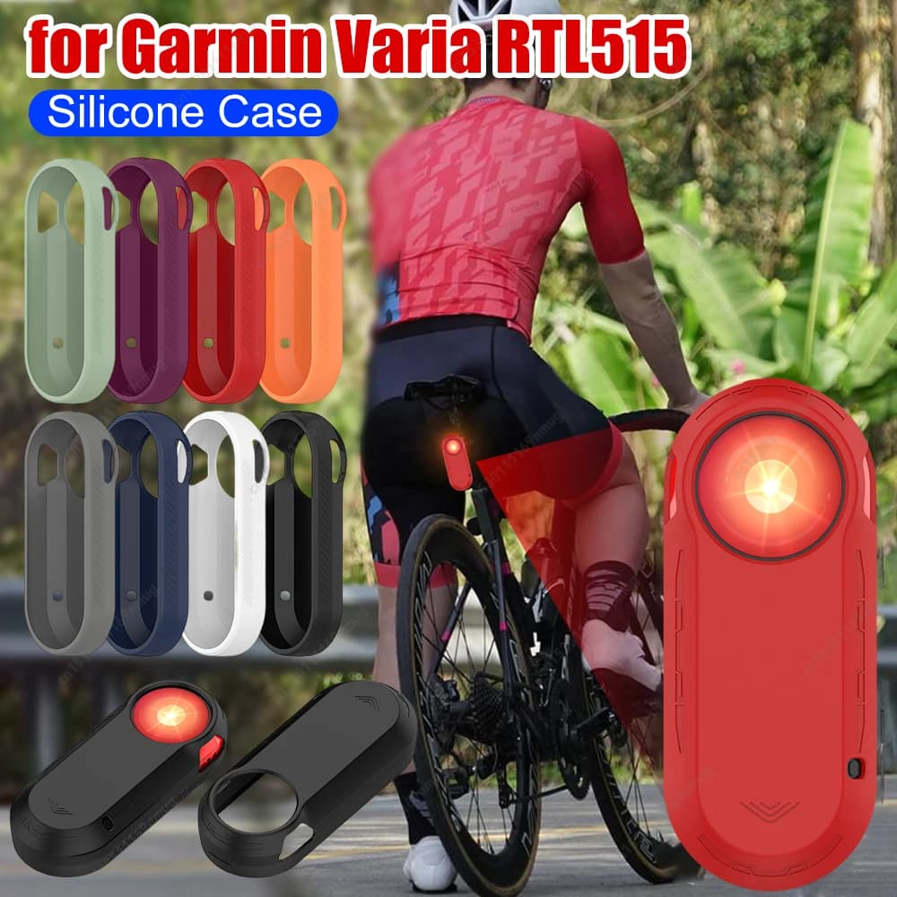 Silicone Light Protective Case Smart Bike Lights Shell Anti-Smarriage Shock Resistant Anti-dust for Garmin Varia RTL515