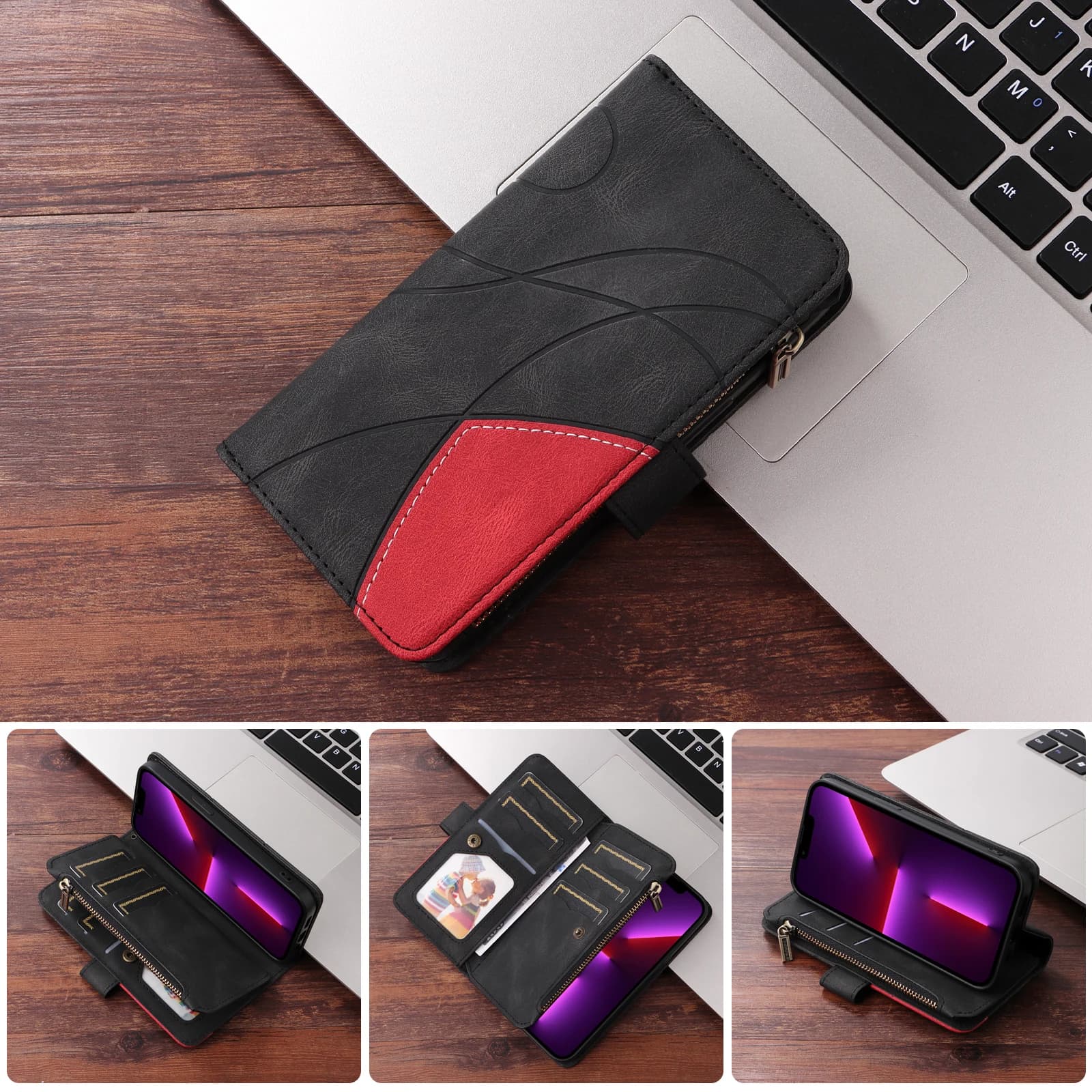Wallet Case For Xiaomi Redmi 14C 13R 13C 13 12C 11A 10X 10C 10A 10 Prime 9T 9C 9A 9 A5 A4 A3 4G 5G A1 Plus Funda Flip Card Cover