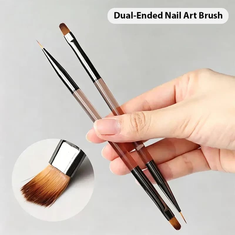 1/2Pcs Gel Nail Brush Liner DIY Painting Pen Manicure Acrylic Drawing Brush for Nail Art Design Nails Tip Display Painting Tool