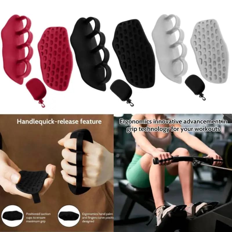 Weight Lifting Grips Gym Exercise Grip Pads barbell Dumbbell Bar Pads for Pull Ups Fitness Deadlift Dumbbell Calisthenics
