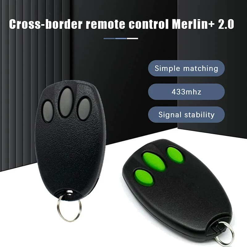 Merlin+2.0 433,92 MHz Telecomando per apriporta garage compatibile con i modelli E945 E943M E945M E950M Comodo controllo per la tua casa
