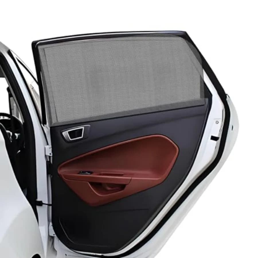 2 pieces of car window blinds, breathable mesh sunshades for front and rear windows, UV protection for children and adults car windows