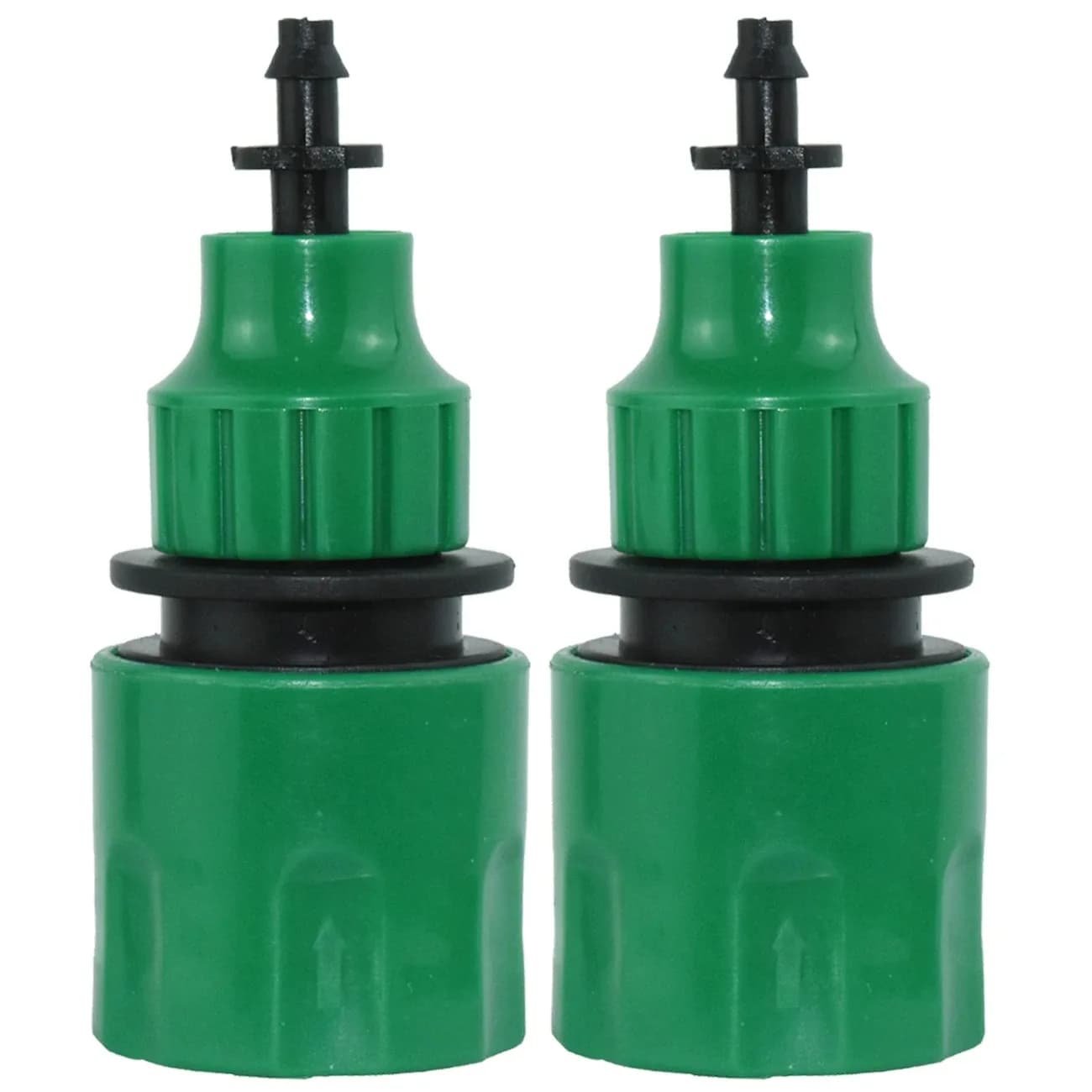 5pcs 4/7mm Plastic Hose Pipe Connector 1/4'' Water Pipe Quick Connector Garden Drip Irrigation System Watering Repair Extension
