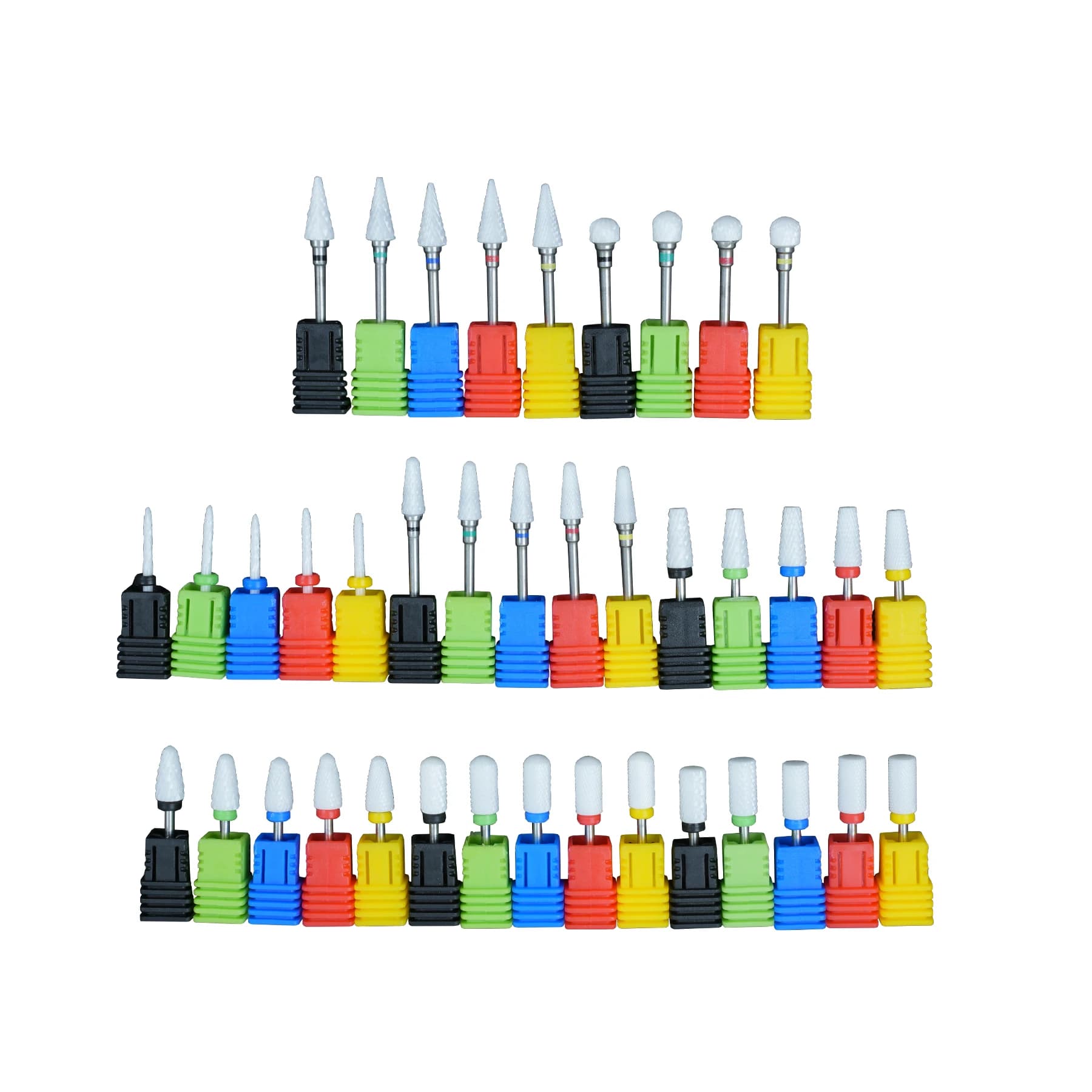 1 pz punta da trapano per unghie in ceramica fresa rotativa per cuticole per lucidatrice per unghie smalto per cuticole strumenti per unghie pulite