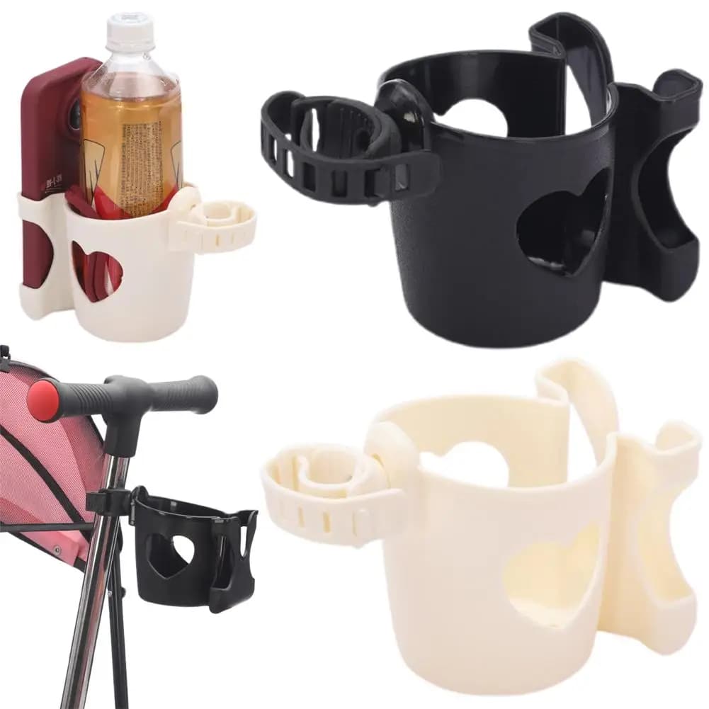 Portabicchieri per passeggino, porta borraccia per carrozzina con supporto per cellulare, porta bottiglie per passeggino e bicicletta, supporti per telefono