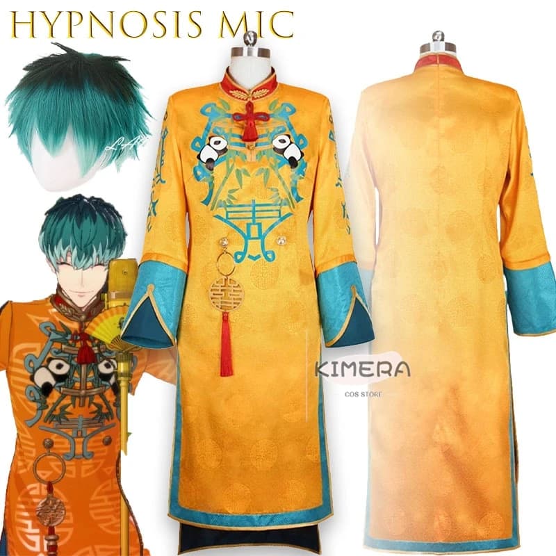 Battle Ash Panda Hypnosis Mic Division Rap Chinese Style Custom Cosplay Costume Authentic Game Replica Anime Outfit Holiday Cos