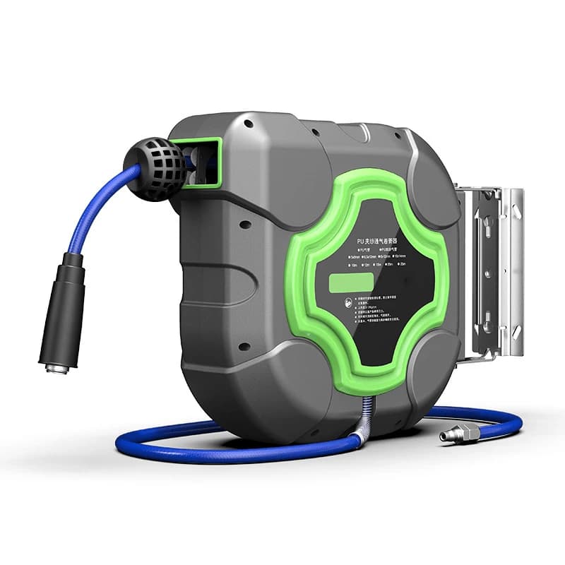 Avvolgitubo Automatico Retrattile 15/20M, Tamburo per Acqua, Montaggio a Parete per Officina 4S, Autolavaggio, Giardino, Macchina per Pulizia Telescopica