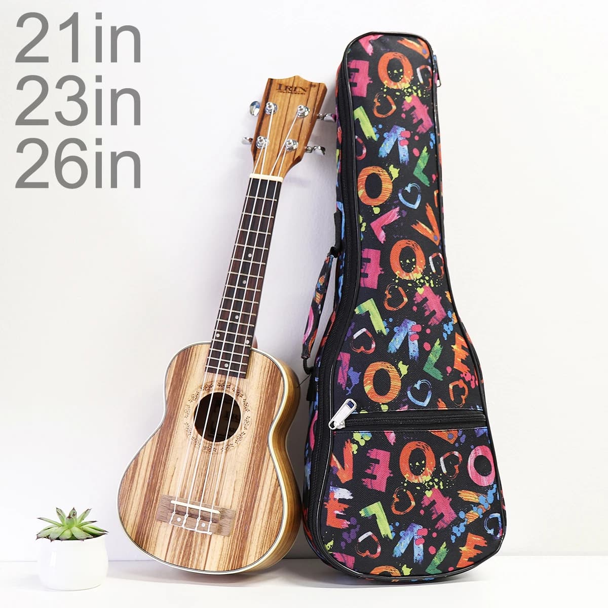21 23 26 pollici borsa per ukulele portatile custodia morbida 10mm spugna concerto Gig Bag Ukelele mini chitarra zaino impermeabile imbottito