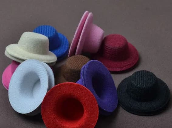 Mini cappello a cilindro da 4 cm Cappelli decorativi Festival di nozze Decorazioni per la danza Accessori per la casa Cappellini base artigianali fai-da-te Natale Halloween