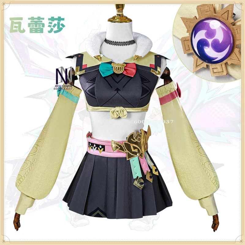 ABC123Game Raiden Shogun Cosplay Costume (Cool Style) Dark Armor + Red Accents Full Set High Quality Anime Outfit (Femalx,3;b'2.