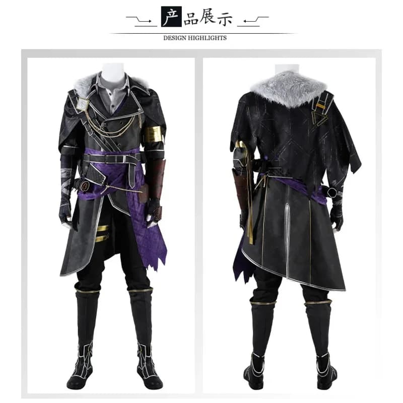 Game Clair Obscur: Shipping 33 Towards Costume Cosplay Halloween Man New Beautiful Uniform Shoes Pointe Jacket Dressed