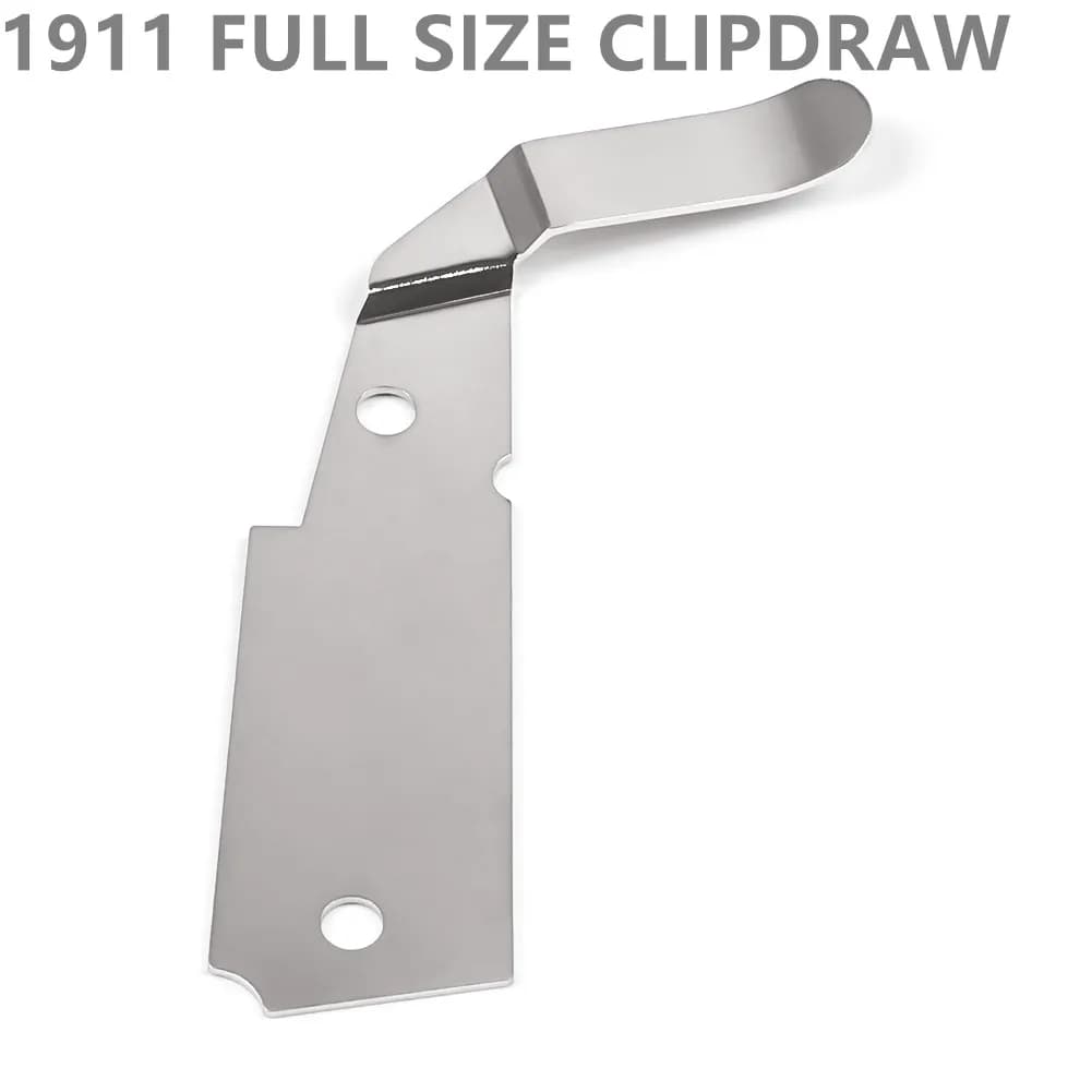 IWB Clip da cintura per pistola sottile a basso profilo per 1911 FULL SIZE CLIPDRAW fondina da trasporto nascosta con cintura interna minimalista