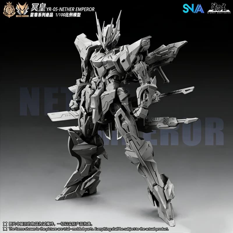 SNAA YR-05 Nether Emperor Mecha Kit di Montaggio Modello in Scala 1/100, Action Figure Articolata da Collezione, Regalo