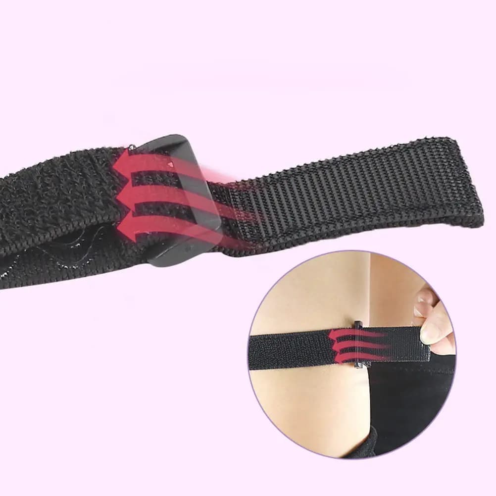 2 set di cinturini regolabili antiscivolo per stivali lunghi, per mantenere dritti gli stivali, accessori riutilizzabili per escursionismo e campeggio