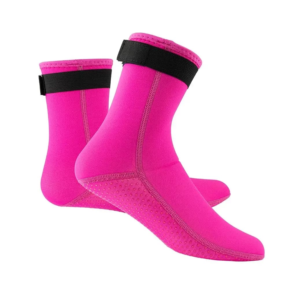 Neoprene 3mm Calzini da pallavolo da spiaggia Stivali da acqua Immersione Nuoto Surf Snorkeling Trampolieri Kayak Escursionismo Rafting High Top