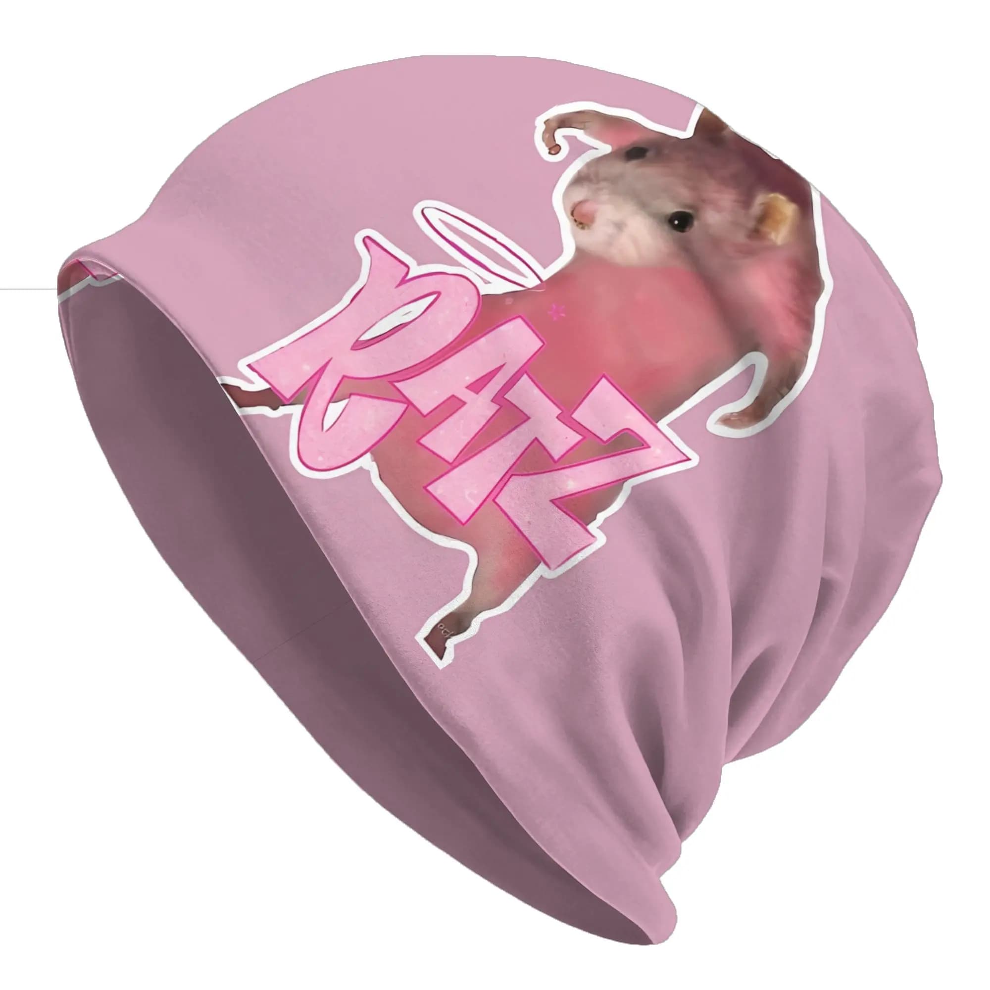 Meme Autumn Spring Caps For Men Women Pink Rat Ratz Ski Caps Soft Bonnet Hats Skullies & Beanies Hat