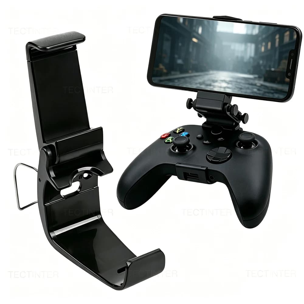 Supporto a clip per cellulare compatibile con il controller Xbox Series S X, supporto per maniglia per gamepad Xbox Series S/X