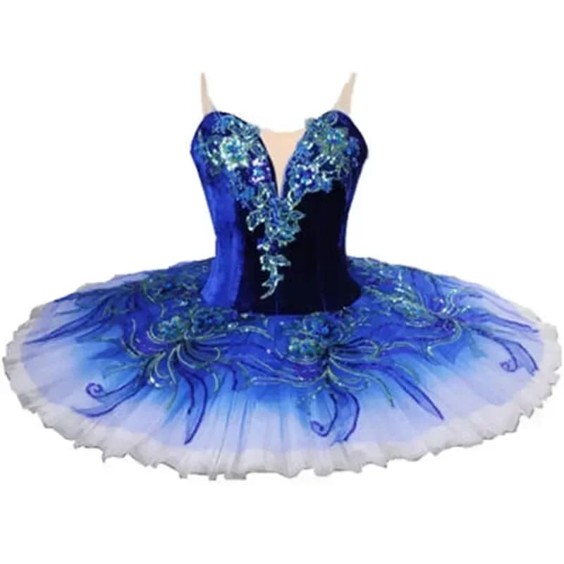 Nuova gonna tutu da competizione di balletto Royal Blue Bird Grad Professional Women Pink Classic Pancake Tutu Abito costume viola