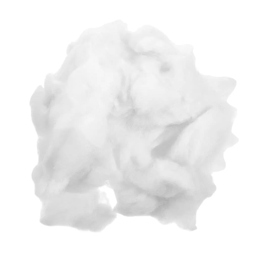 1Pack White Cotton Stuffing Soft Polyester Fiber Fill for Cushions Pillow Filling Material DIY Crafts Stuffing for Crochet and