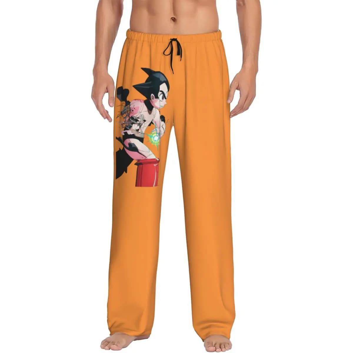 Stampa personalizzata da uomo Astroboy Astro Boy Anime Pantaloni pigiama Anime Manga Sleepwear Sleep Lounge Bottoms con tasche