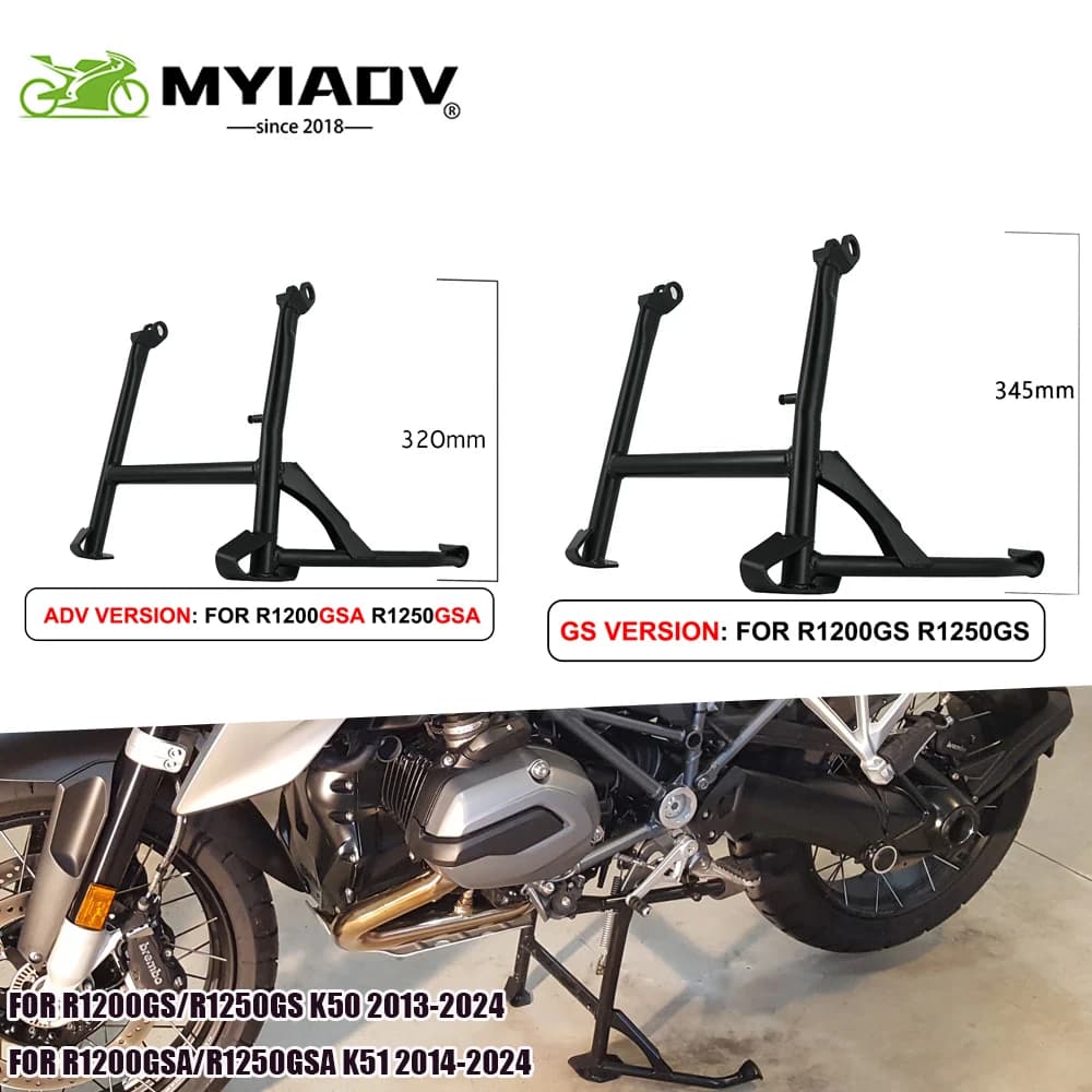 Cavalletto Centrale per Moto BMW R1200GS ADV LC R1250GS K50 K51, Supporto Centrale per Parcheggio