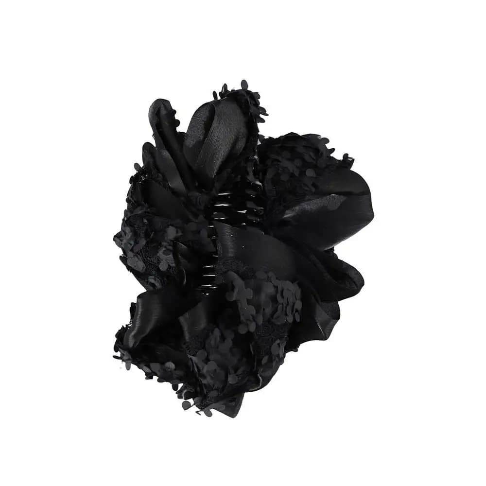 Barrettes Bow Bow Hair Claw Mesh Bubble Hair Clips Multilayer Two-sided Large Hair Clip Lady