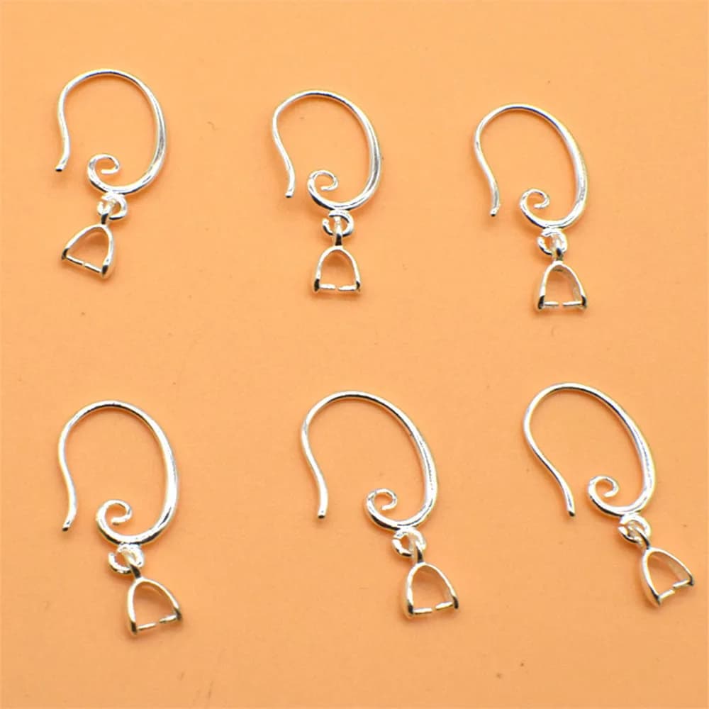DIY Earring Hooks Fish Hooks Style Jewelry Making Accessories Semi Finished Fashionable Components