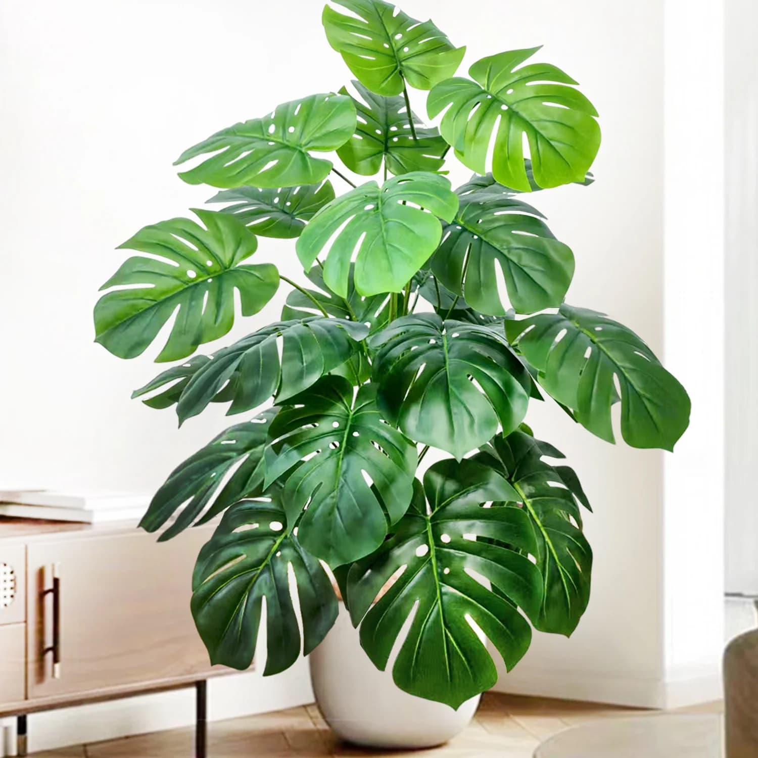 Paste whole leaf lightweight and portable artificial simulation plants for balcony and terrace home decoration H1620