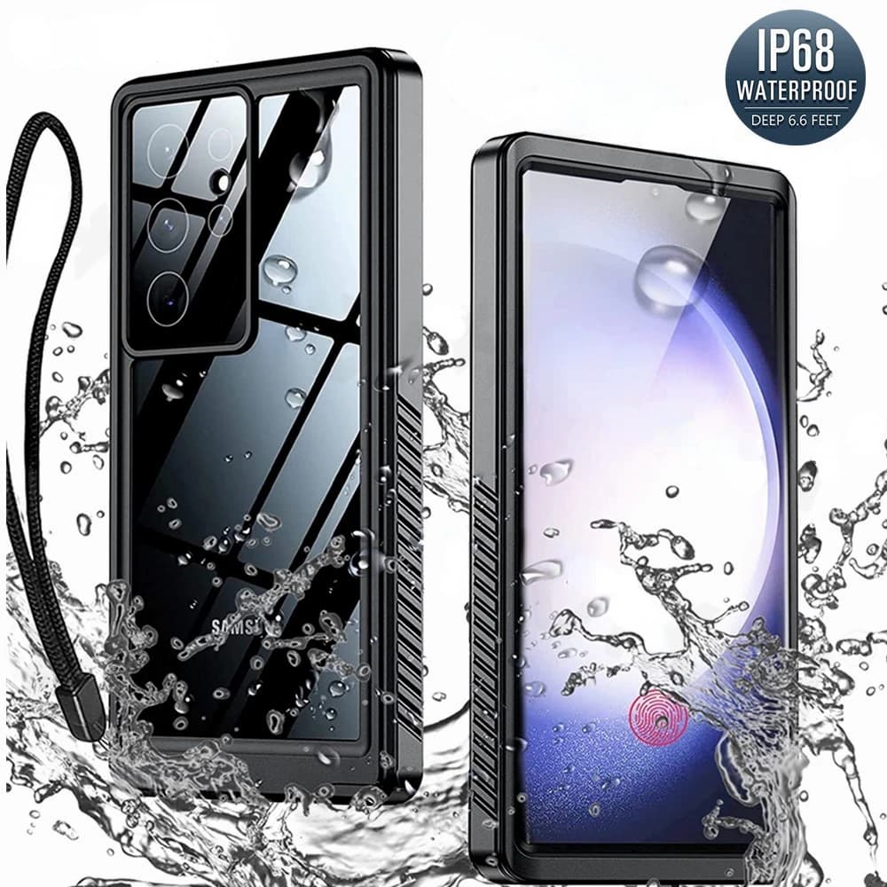 Custodia per Samsung S24 S23 S22 S21 S20 Nota 20 Ultra A54 A14 A52S A53 IP68 Protezione completa impermeabile Copertura antiurto resistente