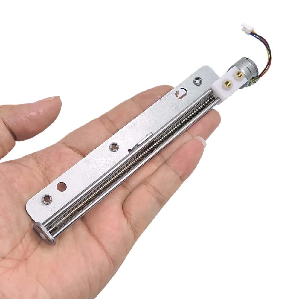 Micro 15mm 4-wire 2-phase 2-phase Micro screw step-by-step motor with 122mm long running slider