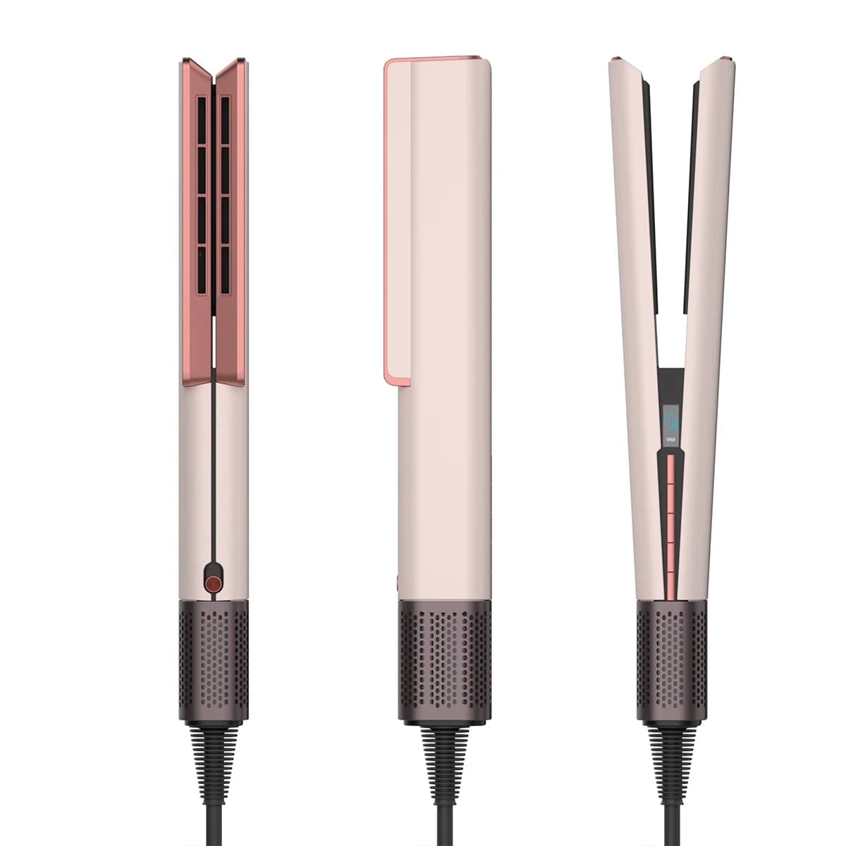 Ceramic Flat Iron, Titanium Plate Hair Straightener, 80-120 Degrees Low Temp, Professional Salon Quality