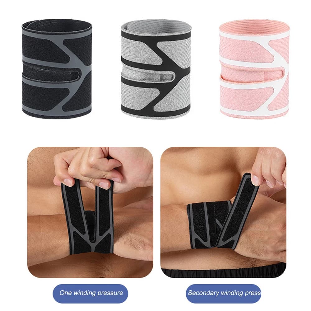 Supporto per Polso Ultra-Sottile per Lesioni TFCC, Fascia Compressiva Regolabile per Tendinite e Sindrome del Tunnel Carpale