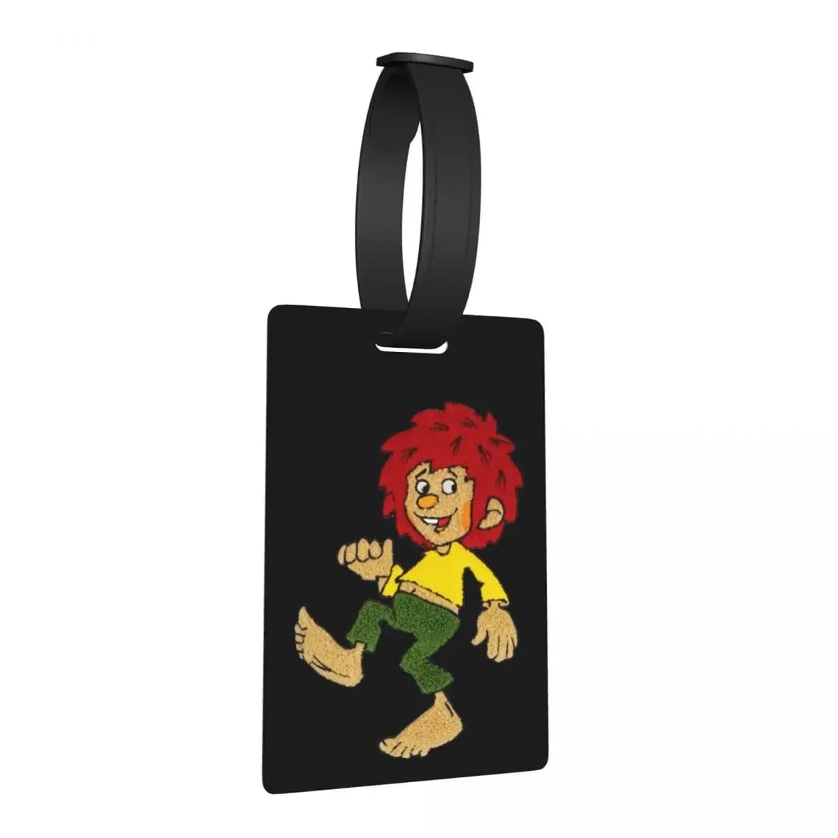 Pumuckl Etichette per bagagli Accessori per valigie Viaggio Carino Bagagli Etichetta d'imbarco Porta etichette ID Nome Indirizzo