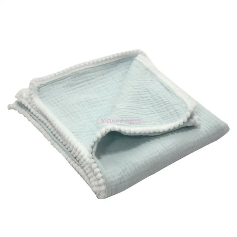 Y1UB Coperta in cotone Fasce Avvolge Trapunta Coperte per passeggino Coperte per ricezione del bambino Asciugamano da bagno