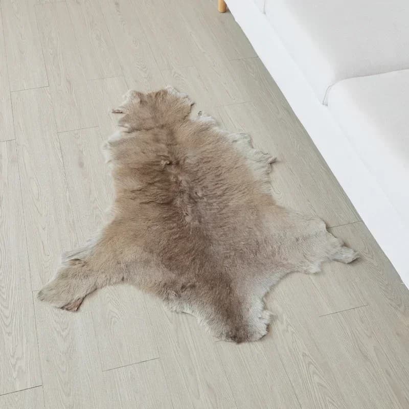 Canguro Leather Cat Carpet Leather Cushion for Animal Leather Chair Foot Mat for Wardrobe Pet Beds Fabric Genuine Fur Leather