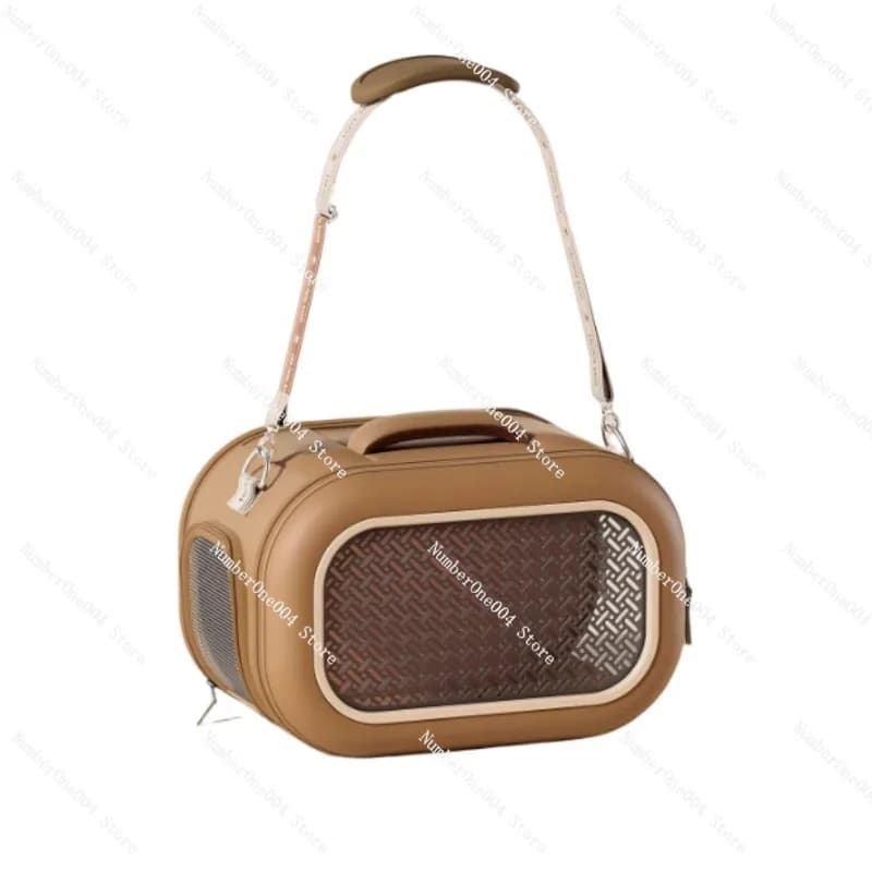 Trasportino per animali domestici per gatti Design portatile con capsula spaziale Tracolla ventilata Viaggio Veterinario Visita