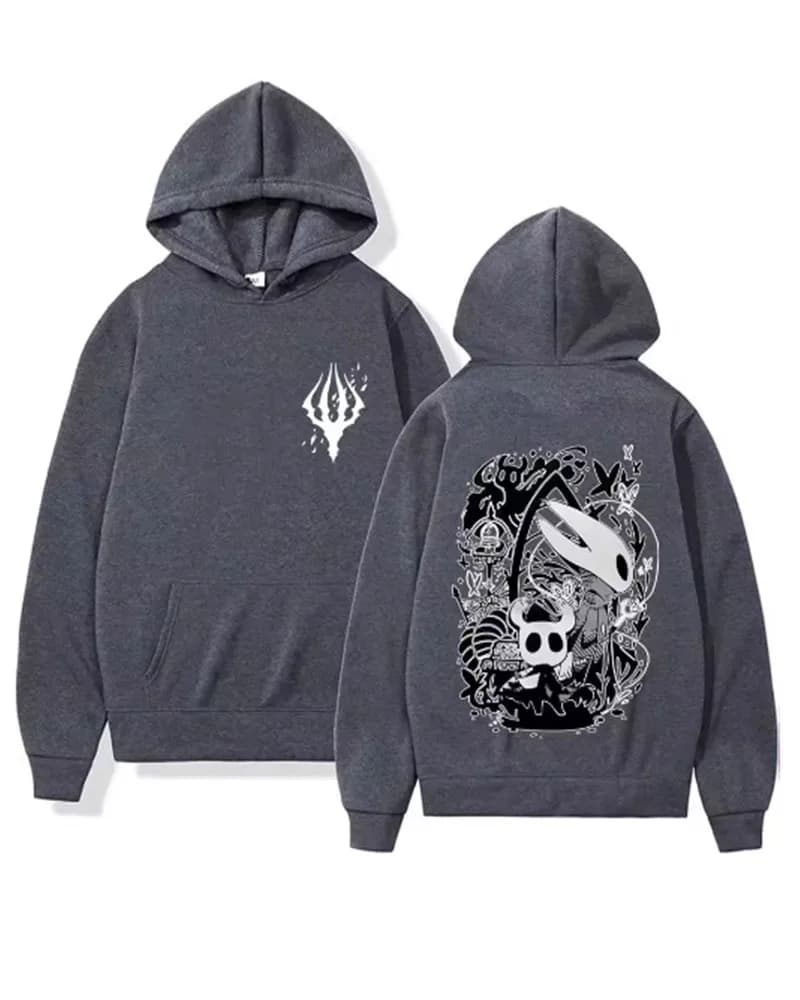 Hoodie Men Women Front Back Print Game Graphic Sweatshirt Vintage Gothic Streetwear Pullover