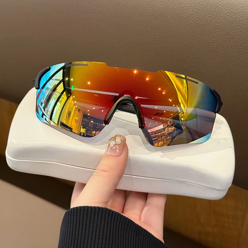 Ultra-Light Sports Running Glasses for Marathon ex Cycling Sunglasses UV Protection Sun Glasses Retro Sle Fa...