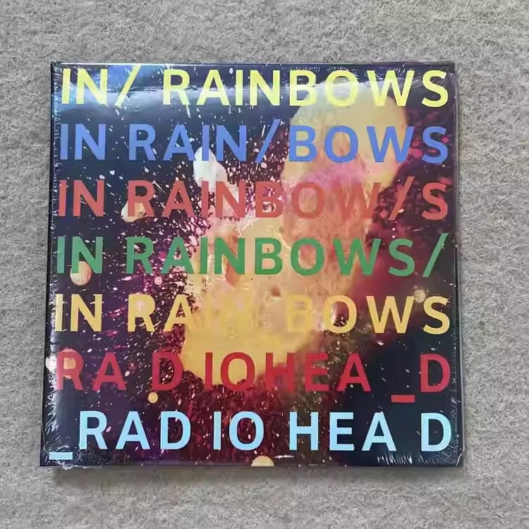 Classical Music CD of Alternative Rock and Art Rock, Album Radiohead in Rainbow Edition, Gift for Cosplay, Walkman, Soundtrack for Auto