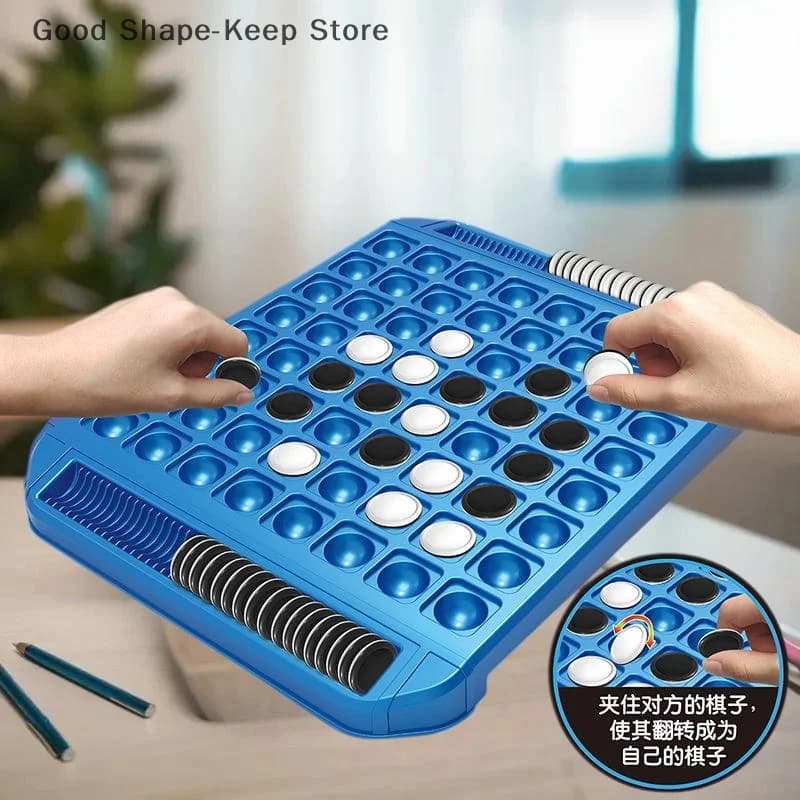 Set di giochi da tavolo per scacchi di strategia educativa per backgammon per 2 giocatori, divertimento in famiglia, giocattolo interattivo portatile per bambini per la casa e i viaggi