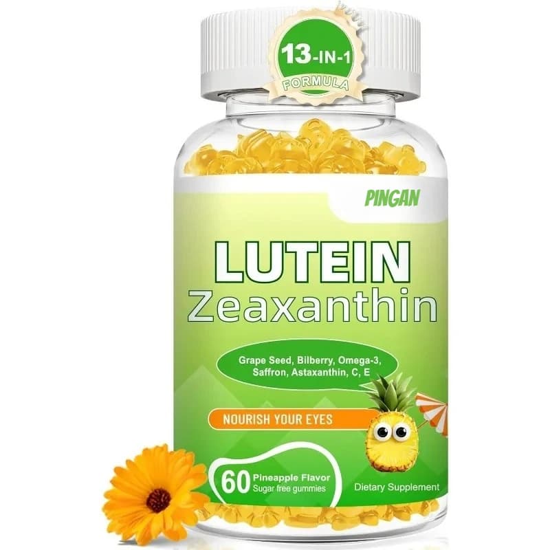 Soft cakes containing lutein and zeaxanthin supplements, vitamin EC, promotes eye health