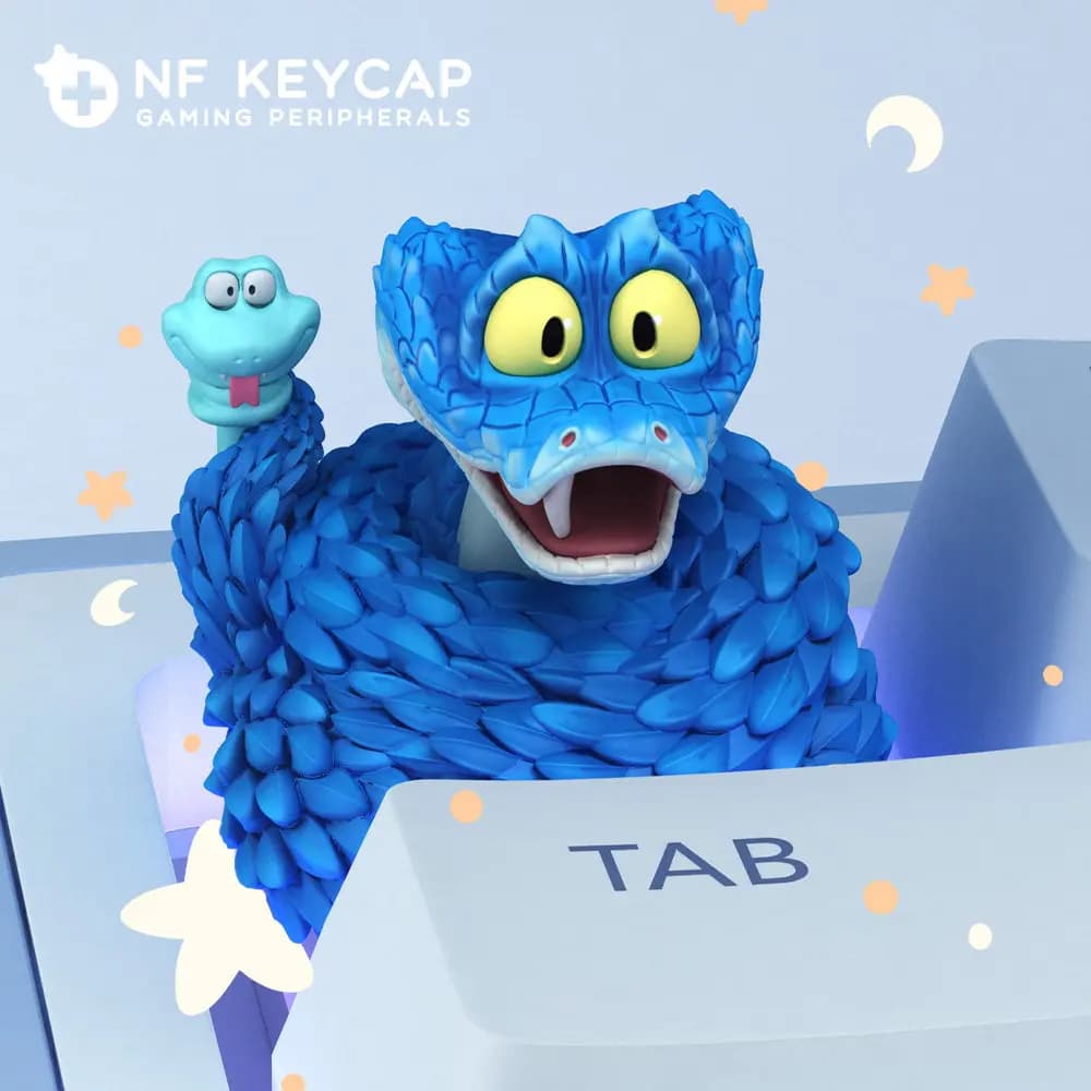 Zootopia Keycap Gary De'Snake personalizzato per tastiera meccanica, tastiera per fai da te, keycap retroilluminati per PC Gaming, regali anime ESC