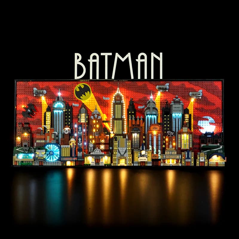LYBMTWF Kit di illuminazione a LED compatibile con Lego 76271 The Animated Series Gotham City Blocks (NON includere i mattoni del modello)