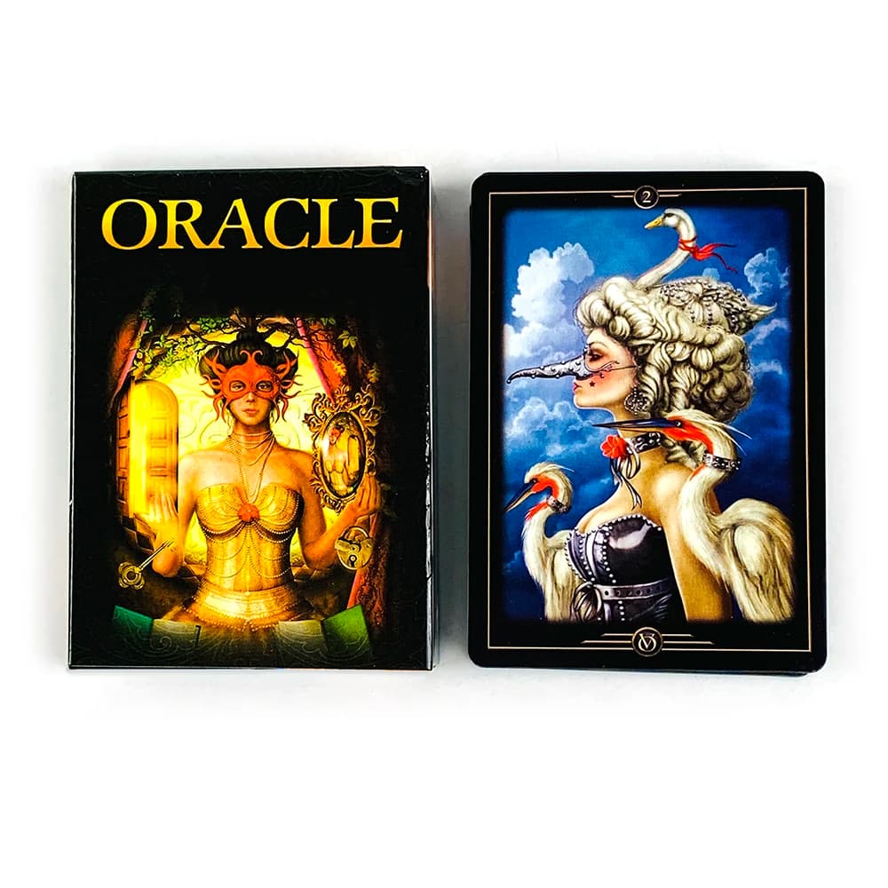 Nuove carte Oracle 52 Mazzo Classico Divinazione Metafisica Oracolo Ideale per viaggi, meditazione e pratiche spirituali Carte