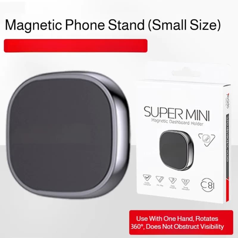 Supporto per telefono da auto in lega di zinco con forte adesivo magnetico, staffa magnetica specifica per auto