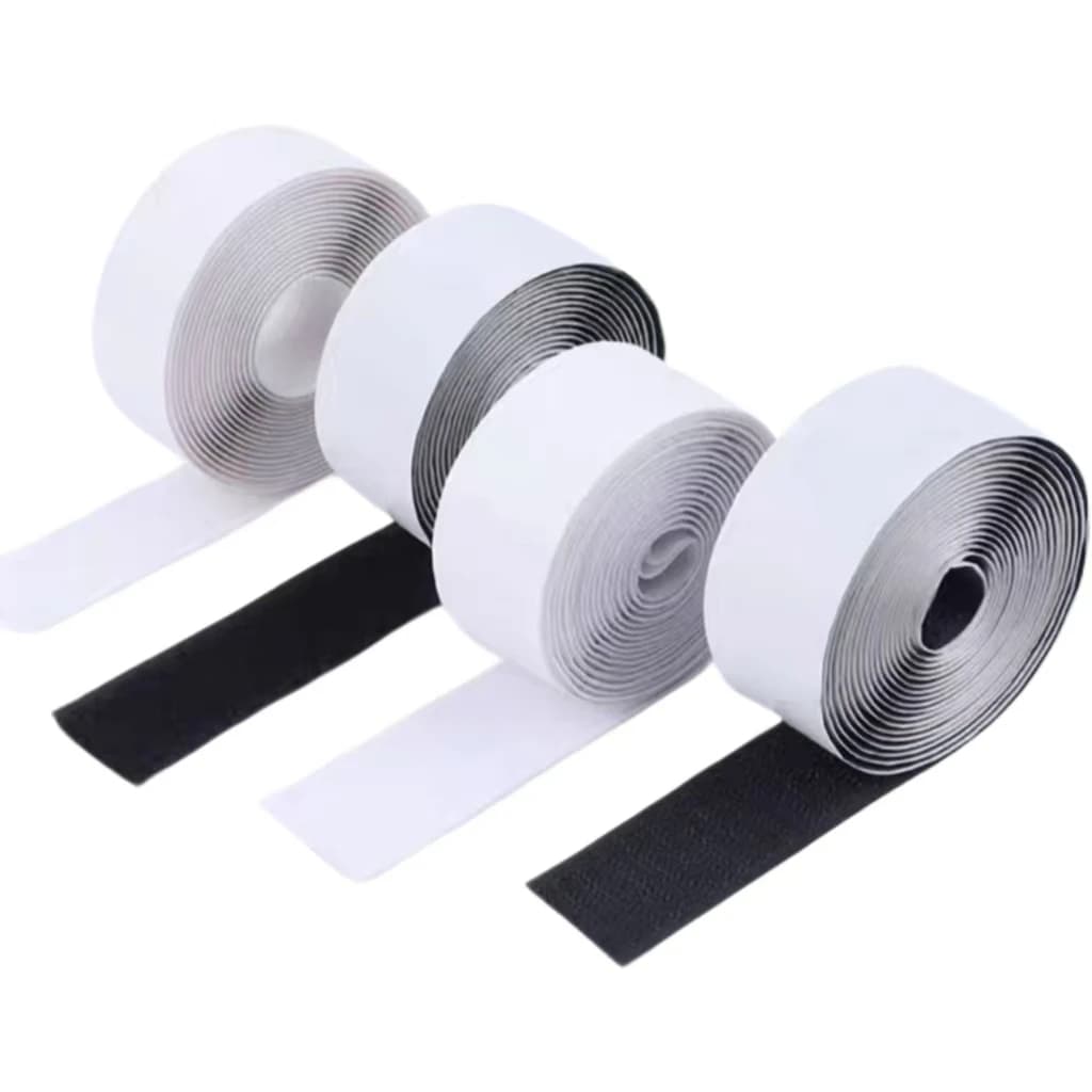 1/3/5M Magic Tape Self Adhesive Hook and Loop Fastener Nyon Sticker Disks velcros Tape Sewing Adhesive with Glue