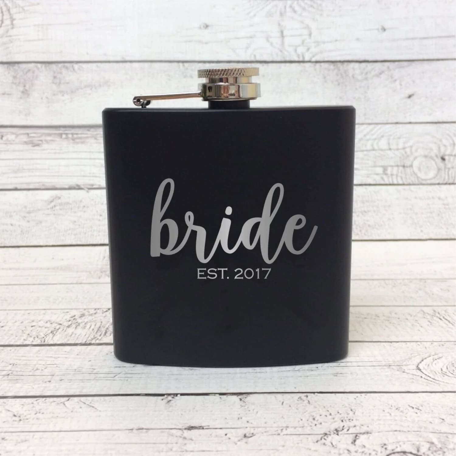 Fiaschetta personalizzata, fiaschetta in acciaio inossidabile da 6 once incisa al laser per donne, regali per addio al nubilato, regalo personalizzato per testimoni dello sposo, Bridesmai