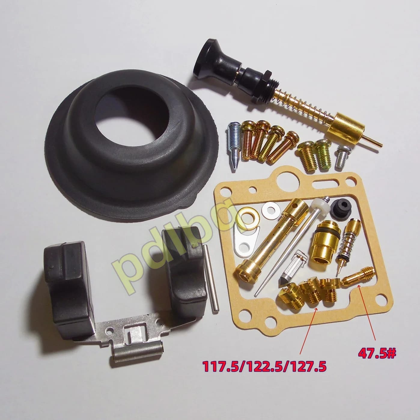 For Yamaha 1980~2000 version SR250 Exciter motorcycle Mikuni carburetor repair kit with vacuum diaphragm and float