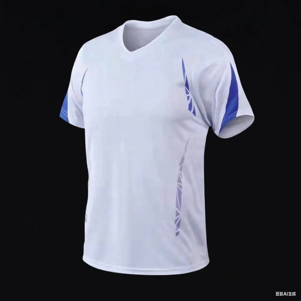 2025 nuovi uomini comodi abbigliamento sportivo che assorbe il sudore a maniche corte tuta da allenamento per il calcio T-shirt estiva ad asciugatura rapida