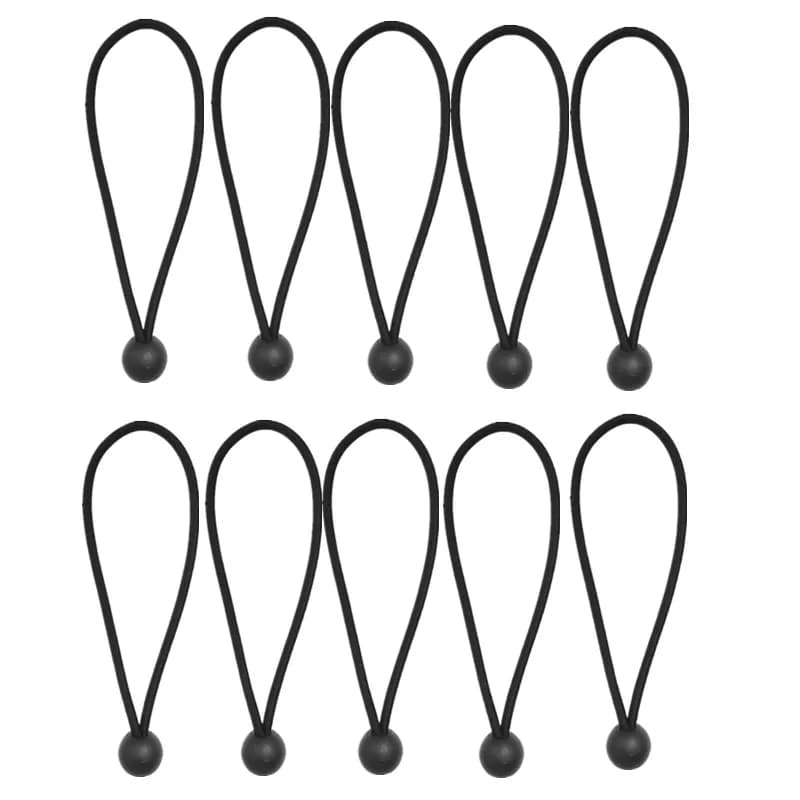 10 pz Esterno Palla Elastica Corda Bungee Corde Tenda Portatile Fissaggio Telone Tenda Baldacchino Heavy Duty Tela Legare Imbottiture per Rifugio